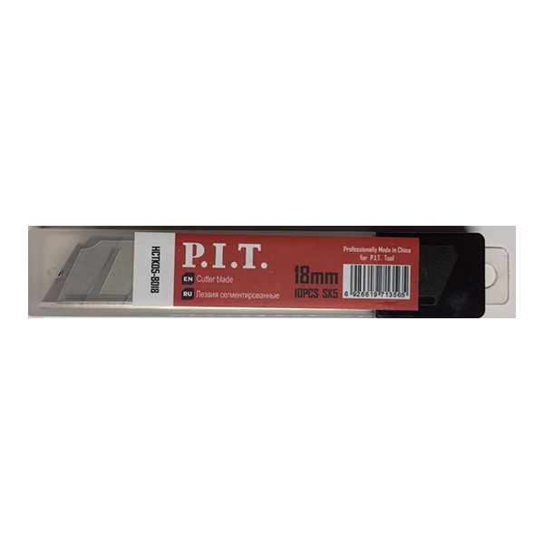 PIT расходник HCTK05-B018 лезвия сегментированные P.I.T. 18x100 мм, 7 сегментов, 10 шт в уп.
