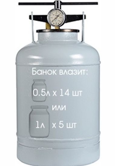 Автоклав НовоГаз УБ-24 для стерилизации консервов- фото