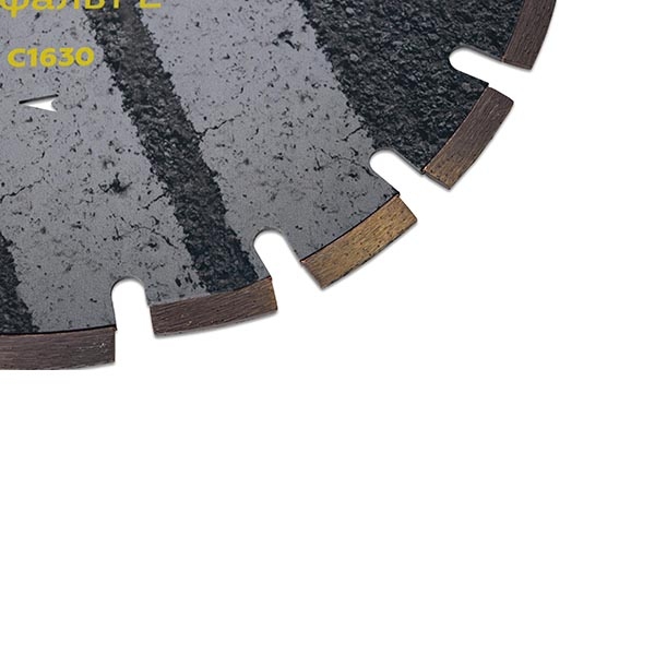 CHAMPION C1630 диск алмазный асфальт L 350/25.4/10 Asphafight(асф. по бетону, свежий бетон, мягкие блоки)- фото2